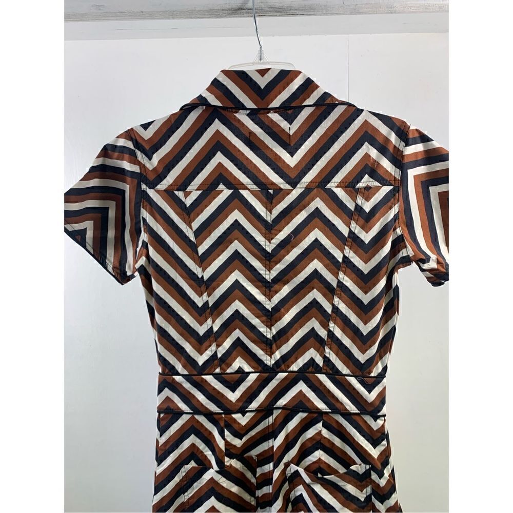 Never a Wallflower NWT Geometric Print Jumpsuit Size XS - Picture 7 of 11